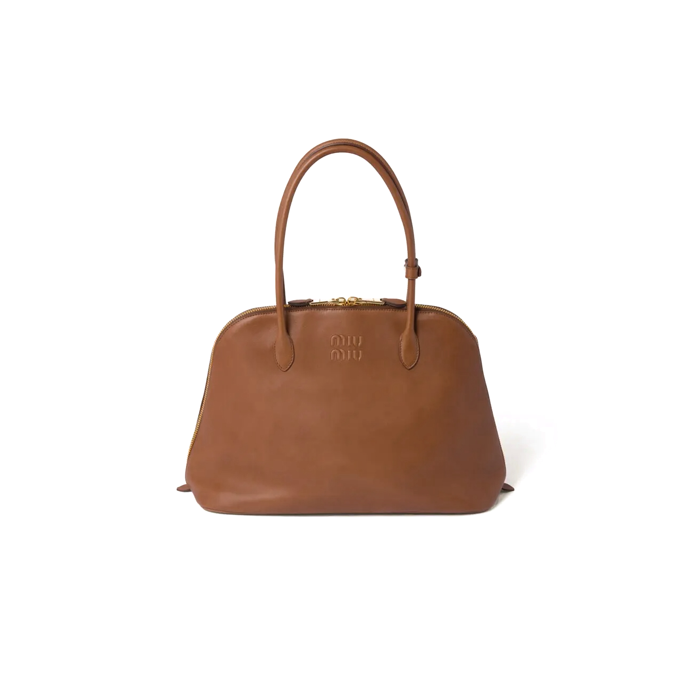 MIU MIU LEATHER TOP HANDLE BAG 5BA289 (38*27*16cm)